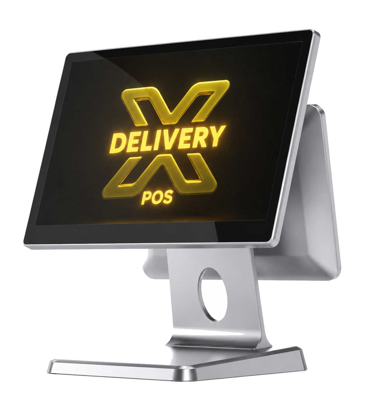 XDelivery POS terminal — angled view